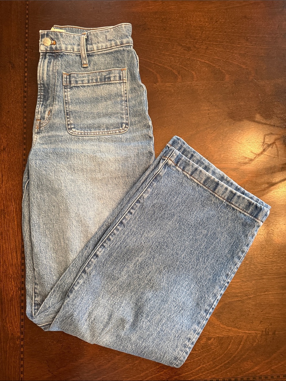 Madewell Light Blue Wide-Leg Women’s Jeans